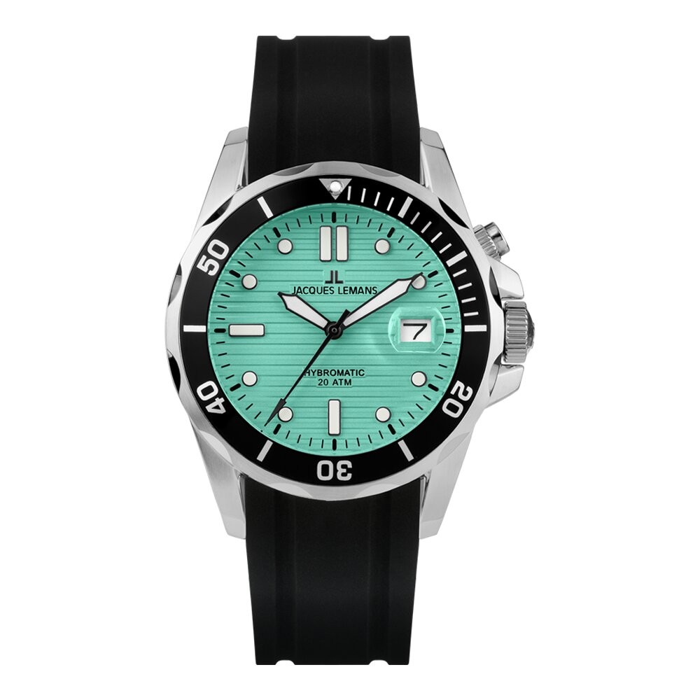 JACQUES LEMANS HYBROMATIC 1-2170C ERKEK KOL SAATİ - Turkuaz