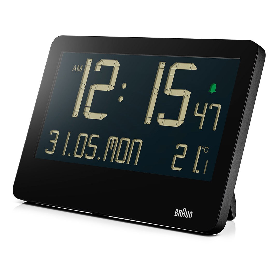 BRAUN BC14B SİYAH DİJİTAL DUVAR SAATİ