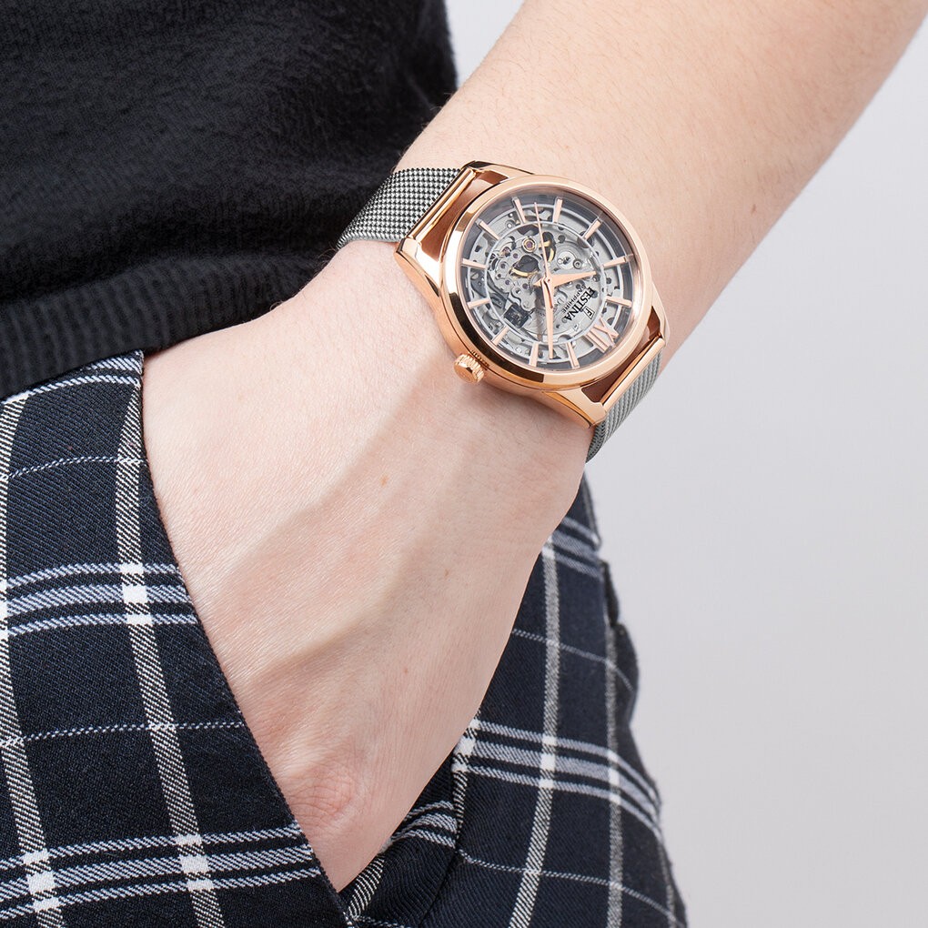 FESTINA F20628/1 AUTOMATIC SKELETON SAPPHIRE KADIN KOL SAATİ