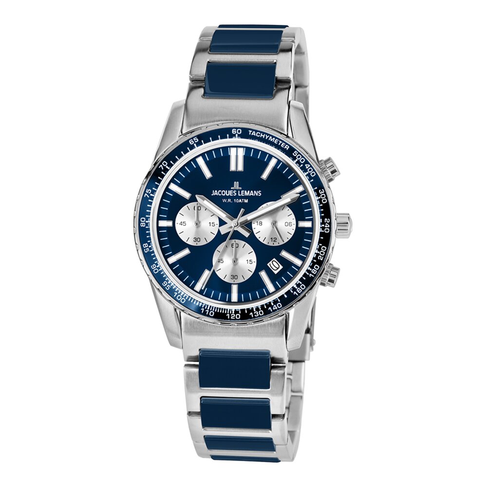 JACQUES LEMANS LIVERPOOL 1-2059I UNISEX KOL SAATİ - Mavi