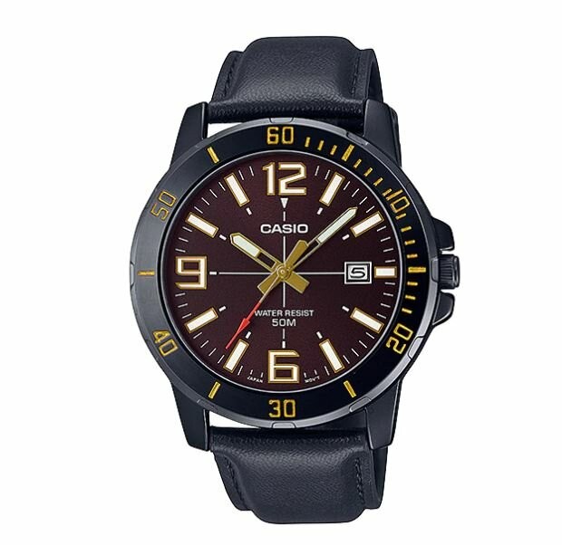 CASIO MTP-VD01BL-5BVUDF ERKEK KOL SAATİ - Kahverengi