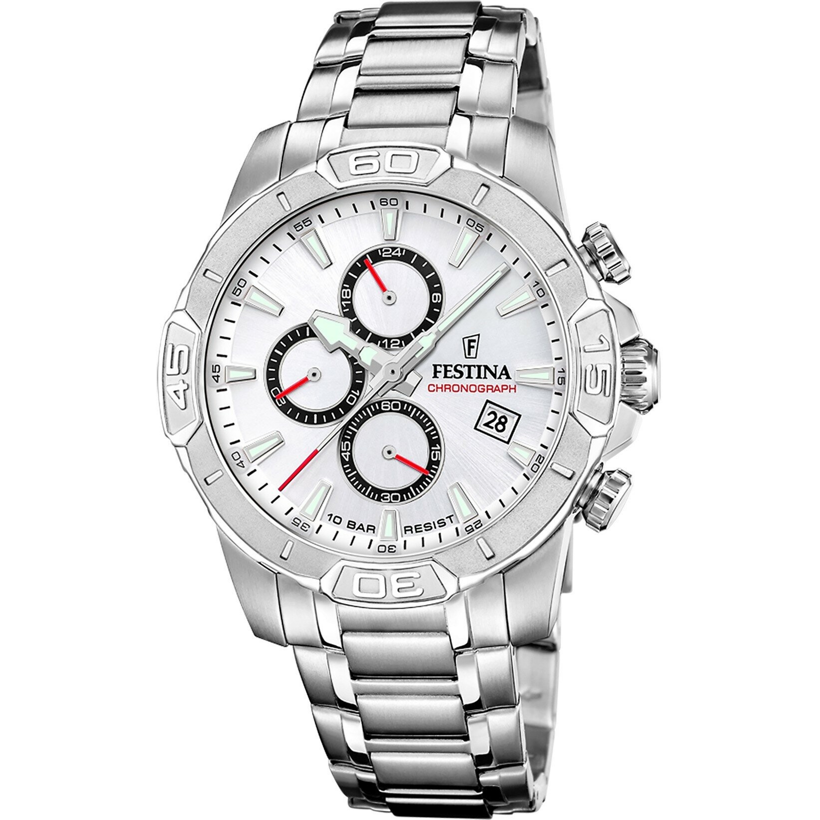 FESTINA F20704/1 TIMELESS CHRONOGRAPH ERKEK KOL SAATİ - Beyaz