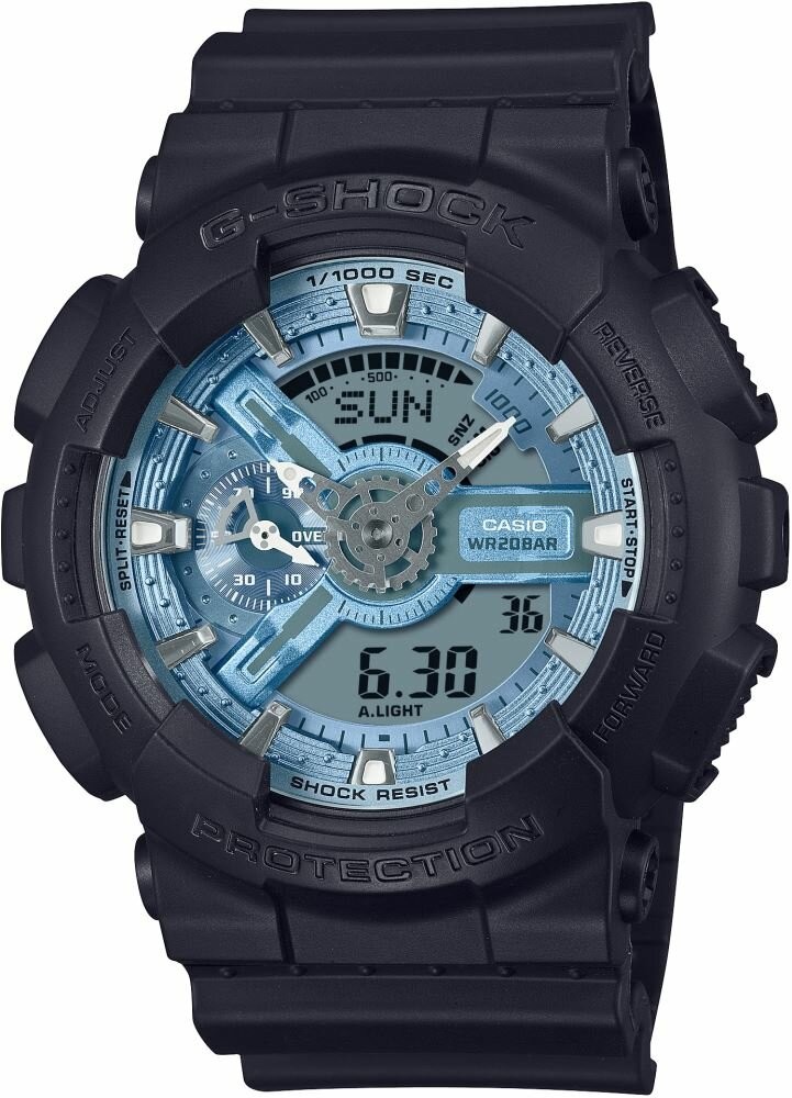 CASIO GA-110CD-1A2DR ERKEK KOL SAATİ - Mavi
