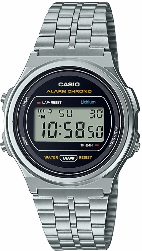 CASIO A171WE-1ADF RETRO KADIN KOL SAATİ - Gri