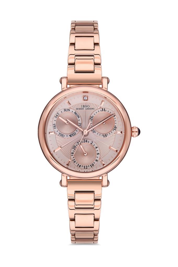 IBSO AKTİF GÖSTERGELİ ROSEGOLD ŞIK KADIN KOL SAATİ