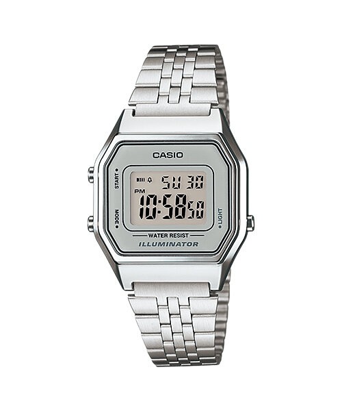 CASIO LA680WA-7DF RETRO KADIN KOL SAATİ - Gri