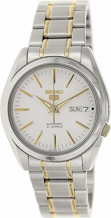SEIKO 5 SNKL47K1 ERKEK KOL SAATİ - Beyaz