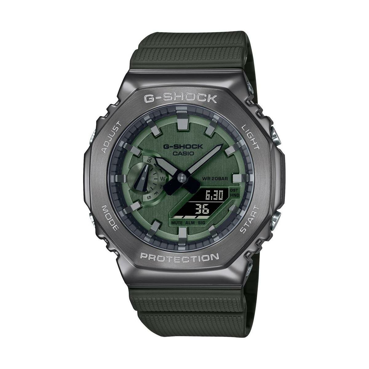 CASIO GM-2100B-3ADR ERKEK KOL SAATİ - Yeşil