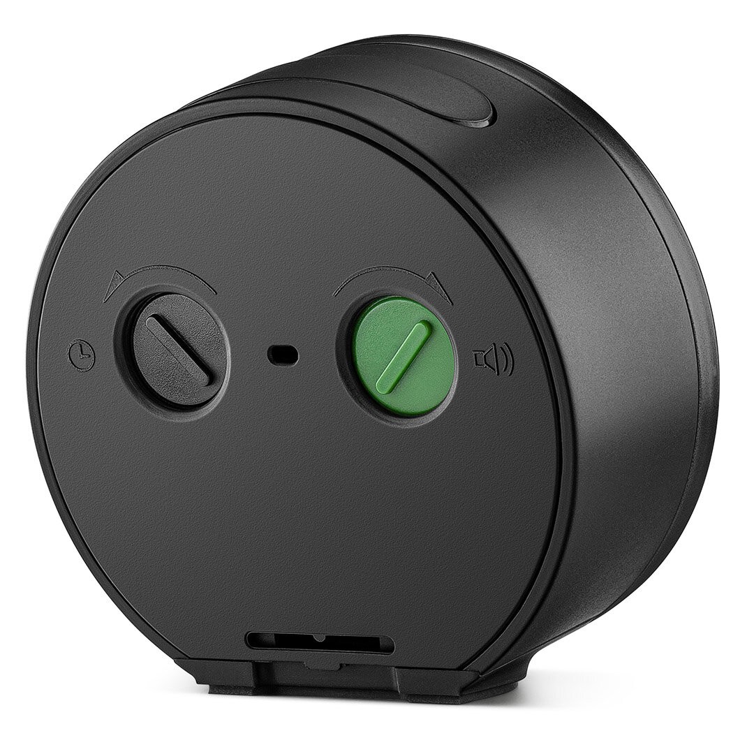 BRAUN BC12B SİYAH KLASİK ANALOG ALARMLI MASA SAATİ