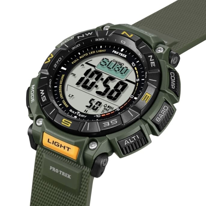 CASIO PRG-340-3DR ERKEK KOL SAATİ - Gri