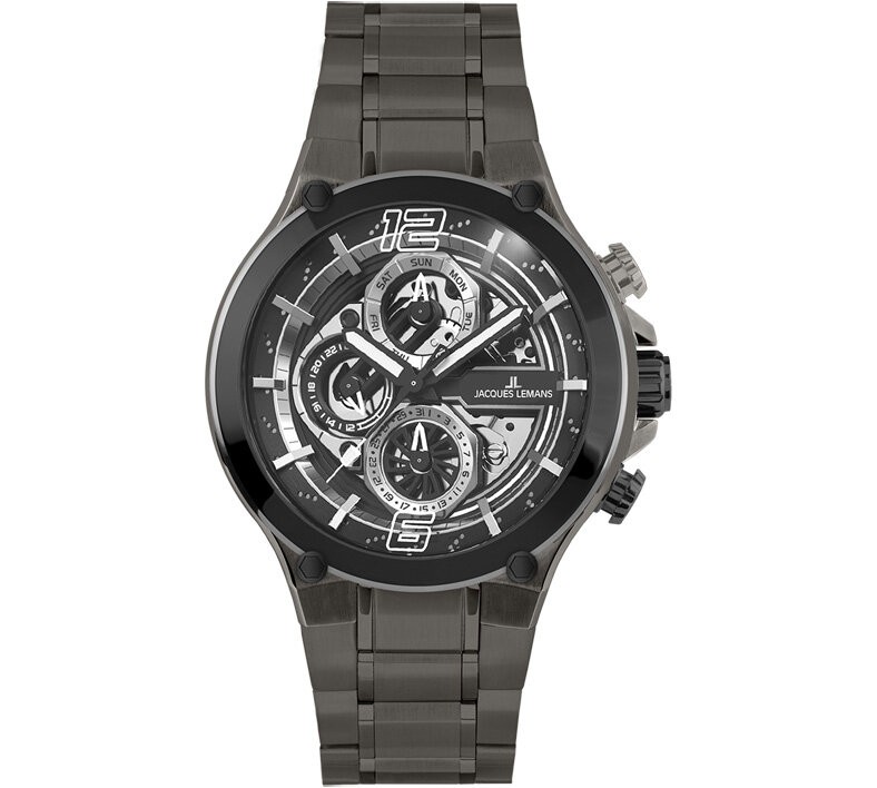 JACQUES LEMANS MANCHESTER 1-2150F ERKEK KOL SAATİ - Çok Renkli
