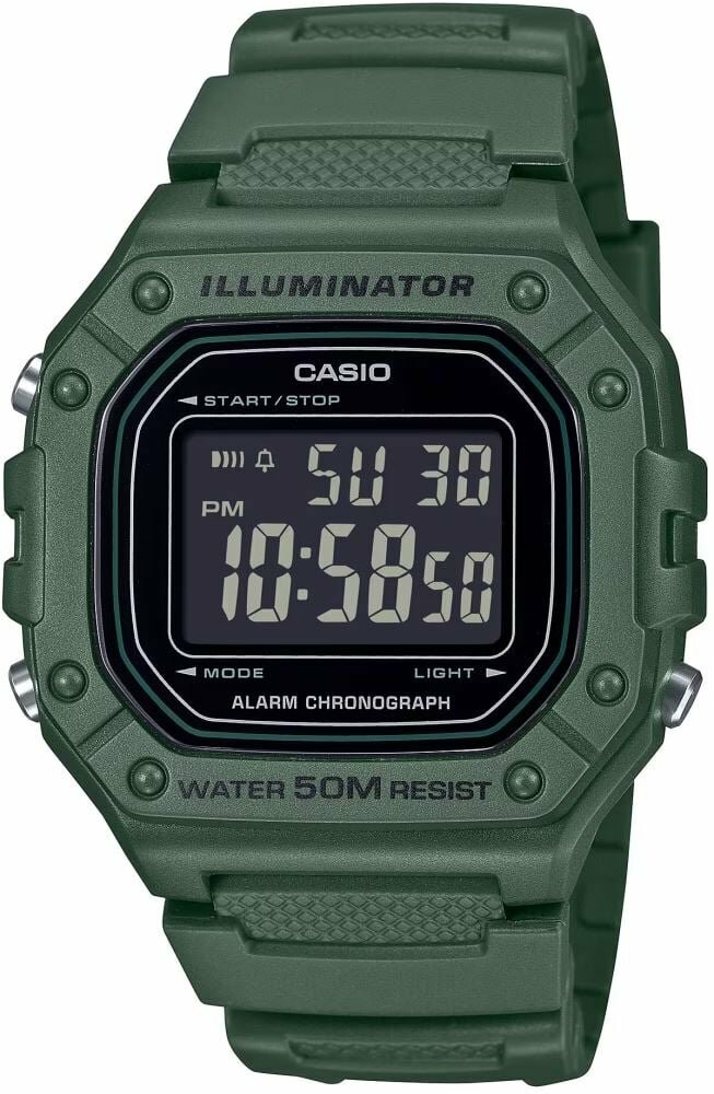 CASIO W-218H-3BVDF ERKEK KOL SAATİ - Siyah
