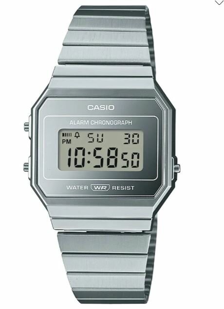 CASIO A700WEV-7ADF RETRO ERKEK KOL SAATİ - Gri