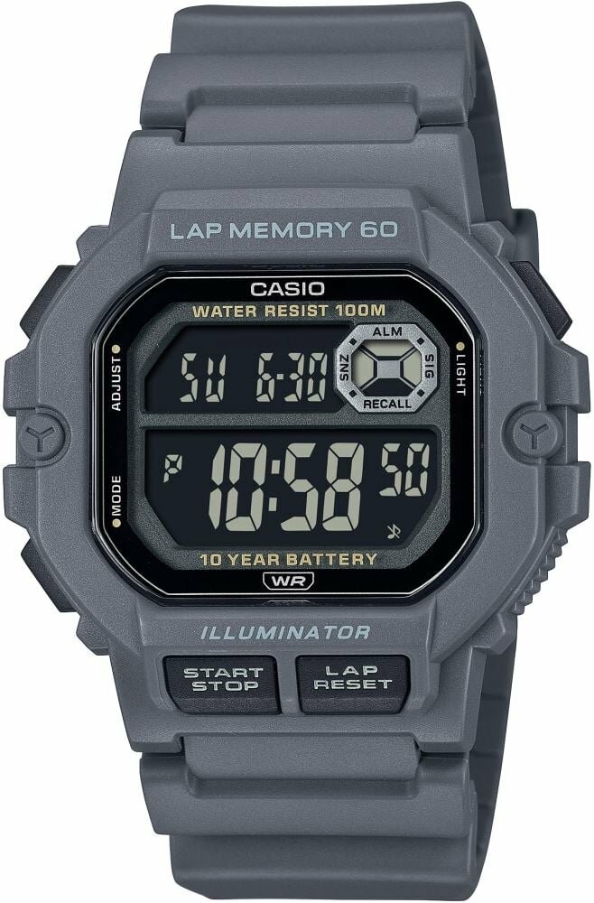 CASIO WS-1400H-8BVDF ERKEK KOL SAATİ - Siyah