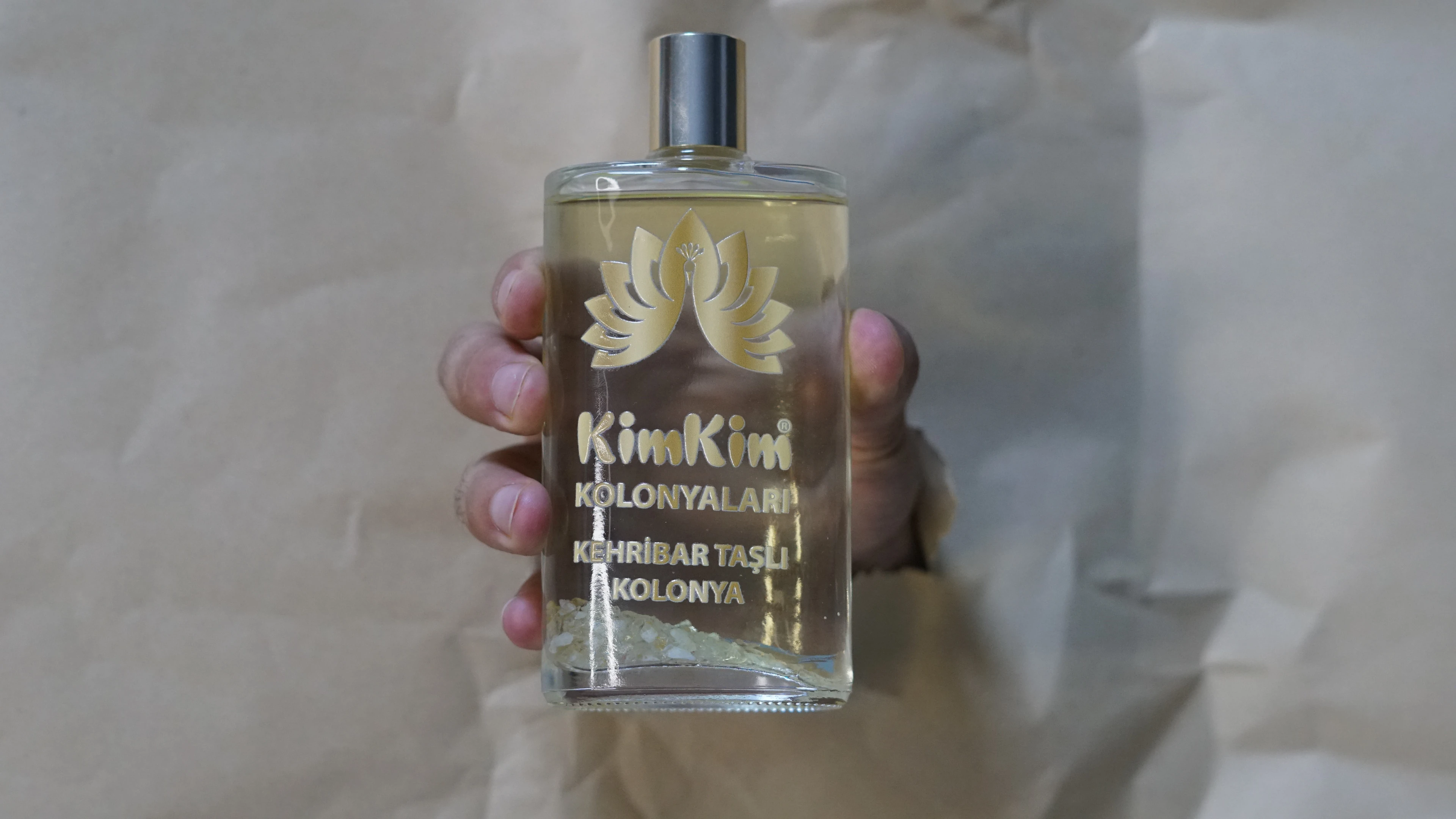 Kehribar Taşlı Kolonya