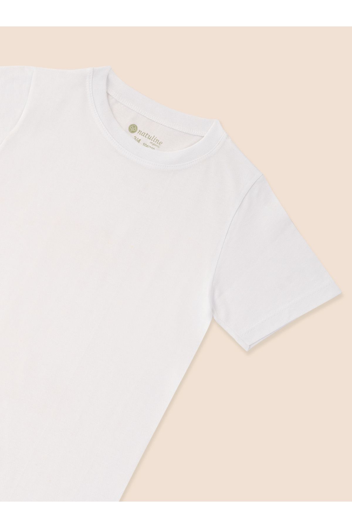 Erkek / Kız Çocuk Organik Pamuk Penye T-Shirt 6'lı Paket