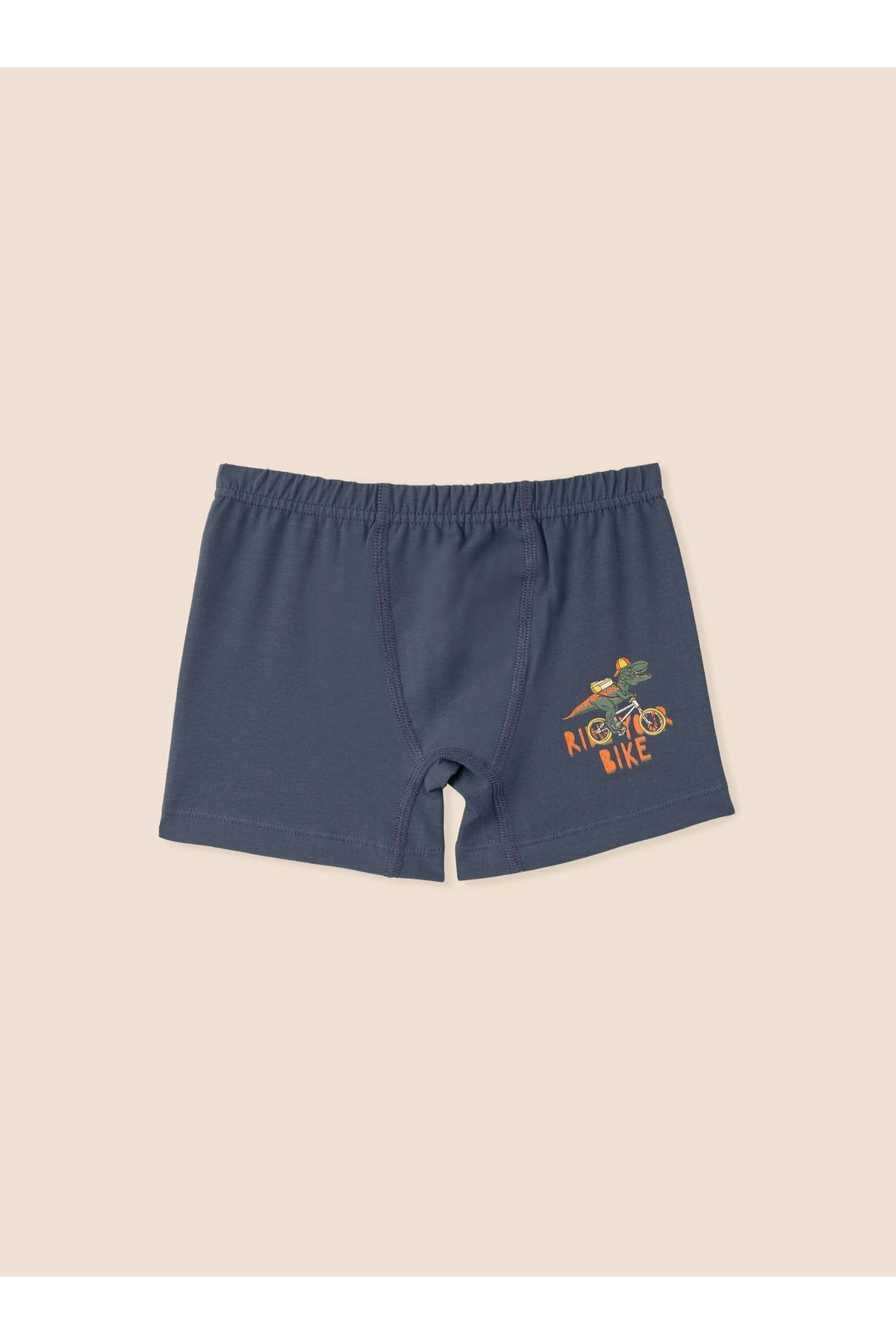 Erkek Çocuk Organik Pamuklu Likralı Boxer Ride Your Bike 6'lı Paket