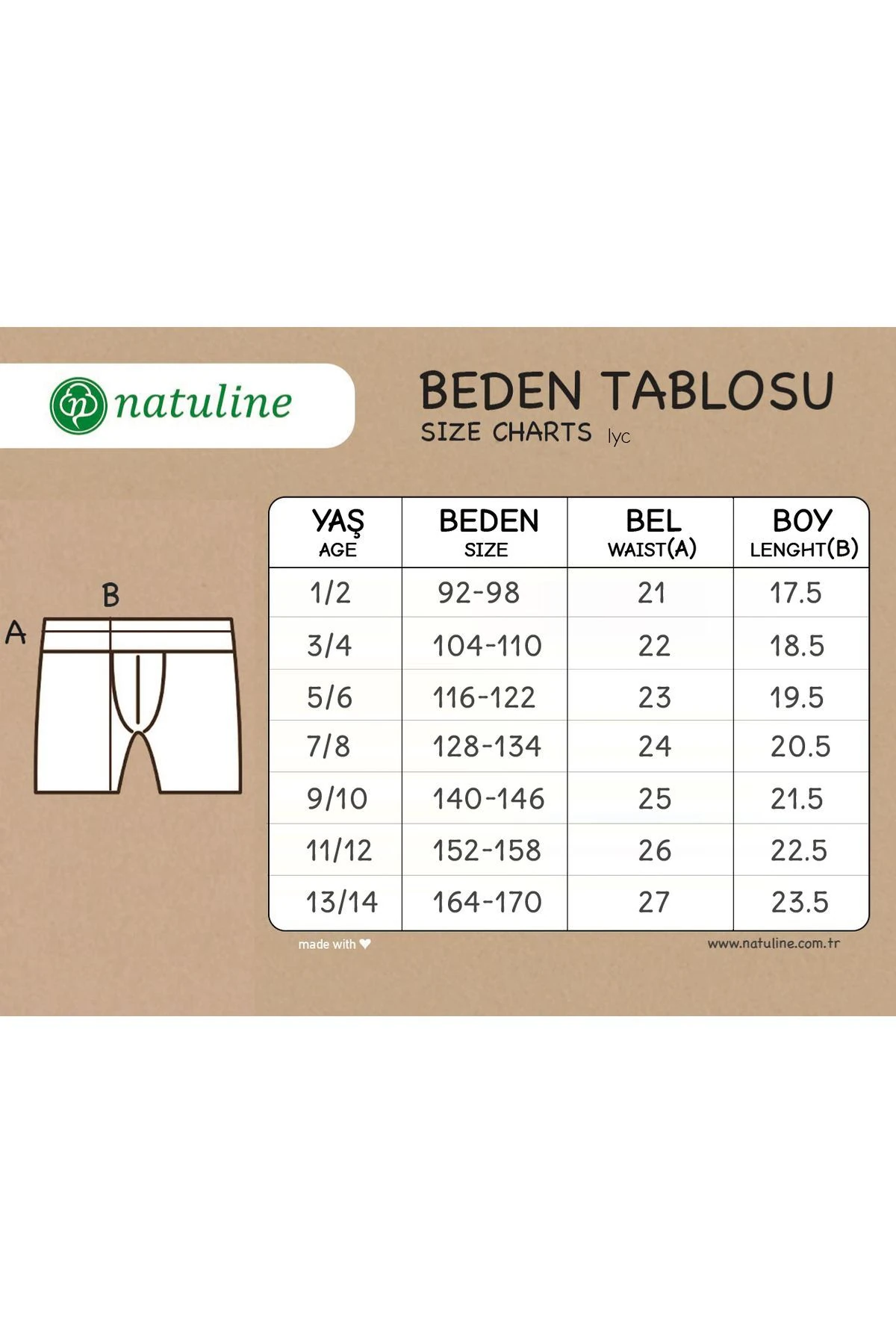 Erkek Çocuk Organik Pamuklu Likralı Boxer Hard Working 6'lı Paket