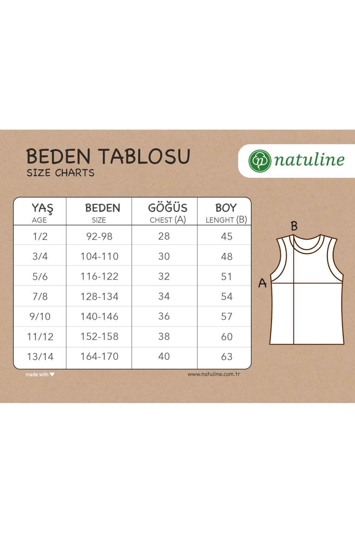 Erkek Çocuk Organik Pamuk Penye 6'lı Paket Atlet