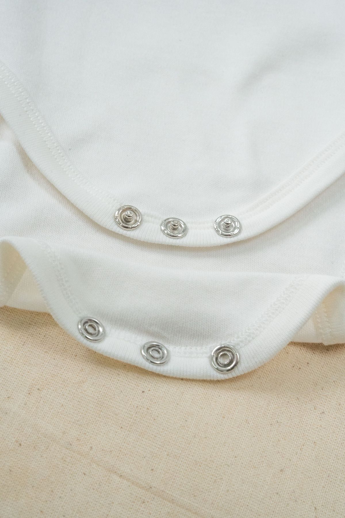 Bebek Body Organik Pamuk Kısa Kol Basic Nature Zıbın 2'li paket