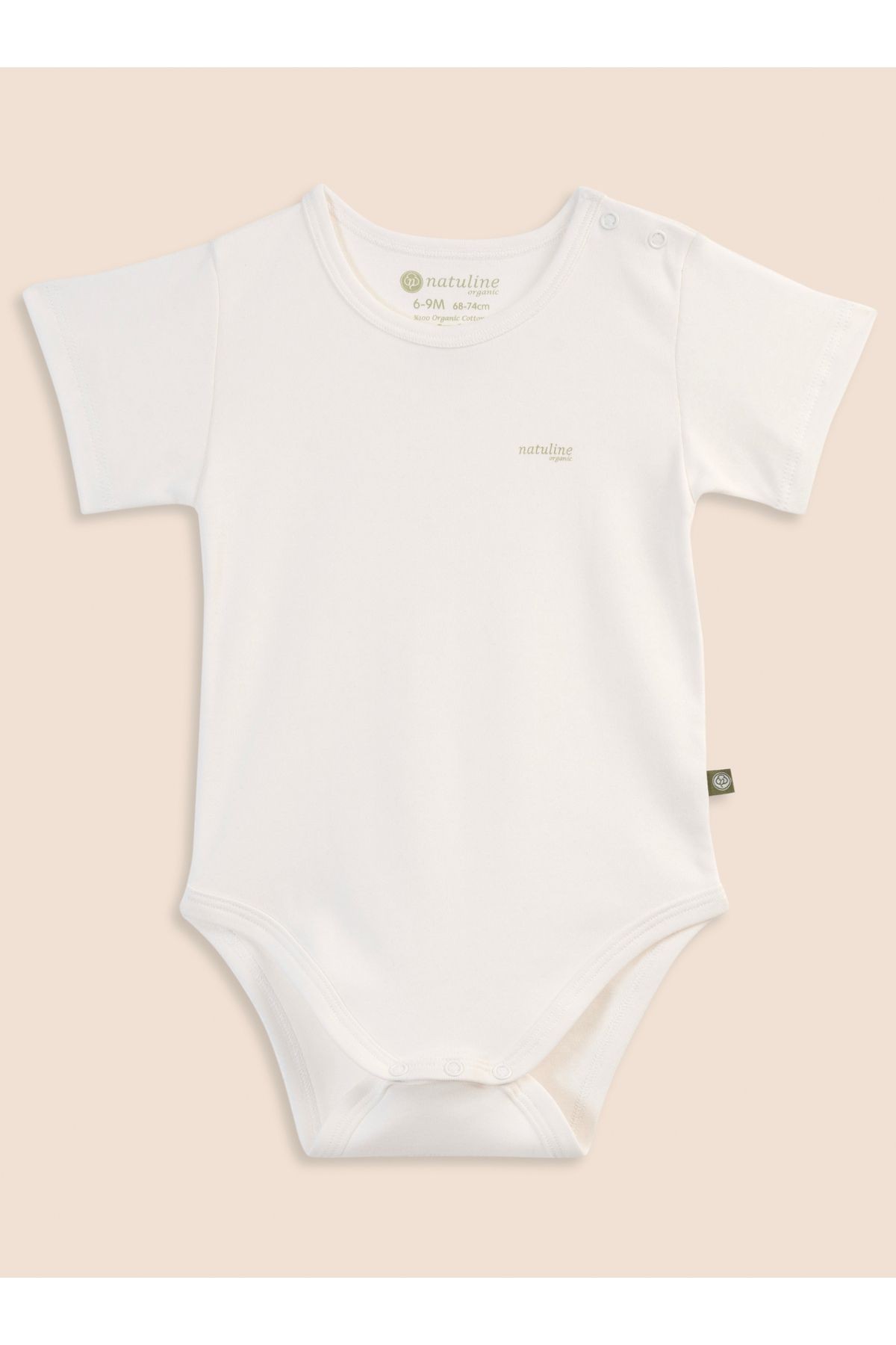 Bebek Body Organik Pamuk Kısa Kol Basic Nature Zıbın 4'lü paket