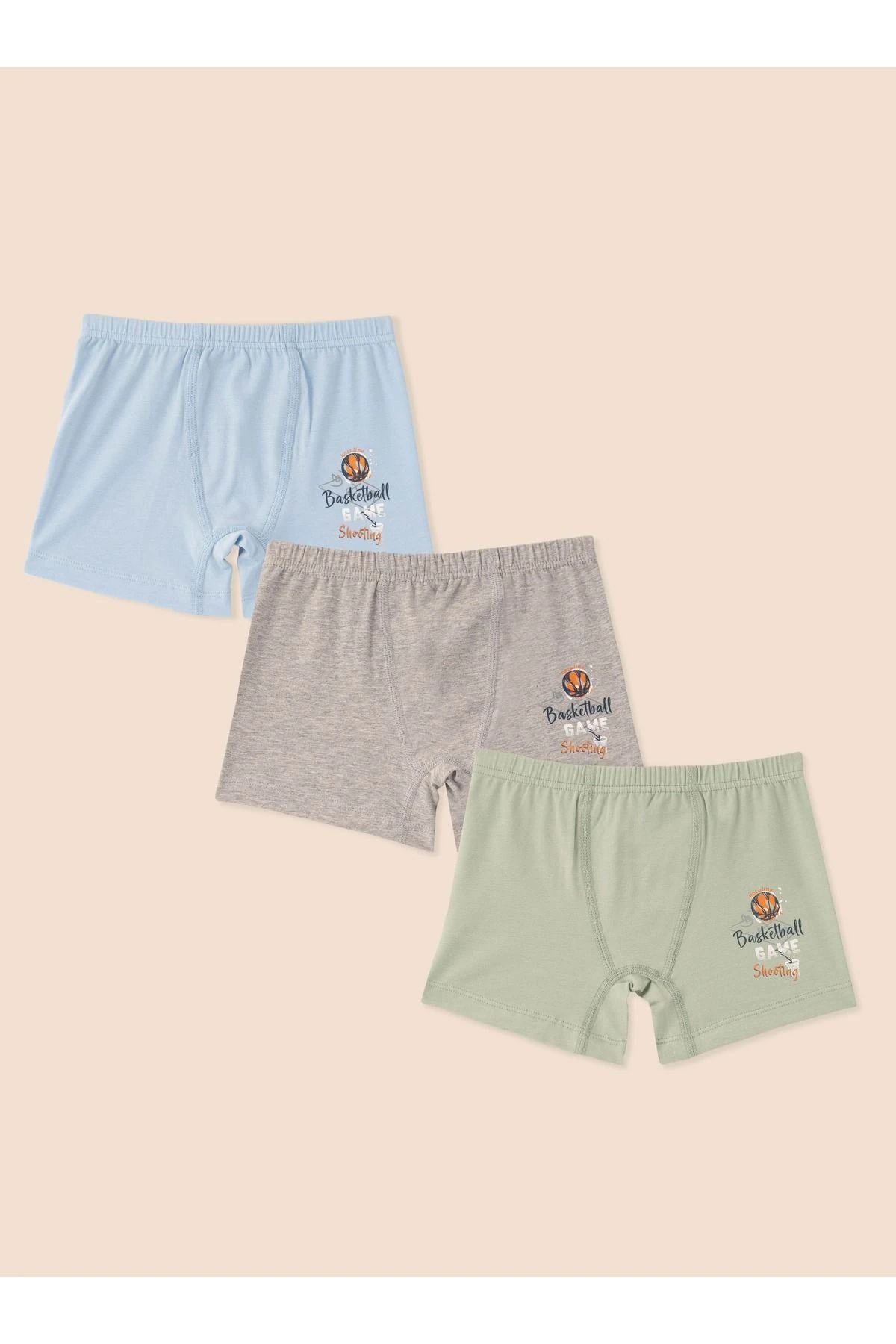 Erkek Çocuk Organik Pamuklu Likralı Boxer Araba Empirme 6'lı Paket