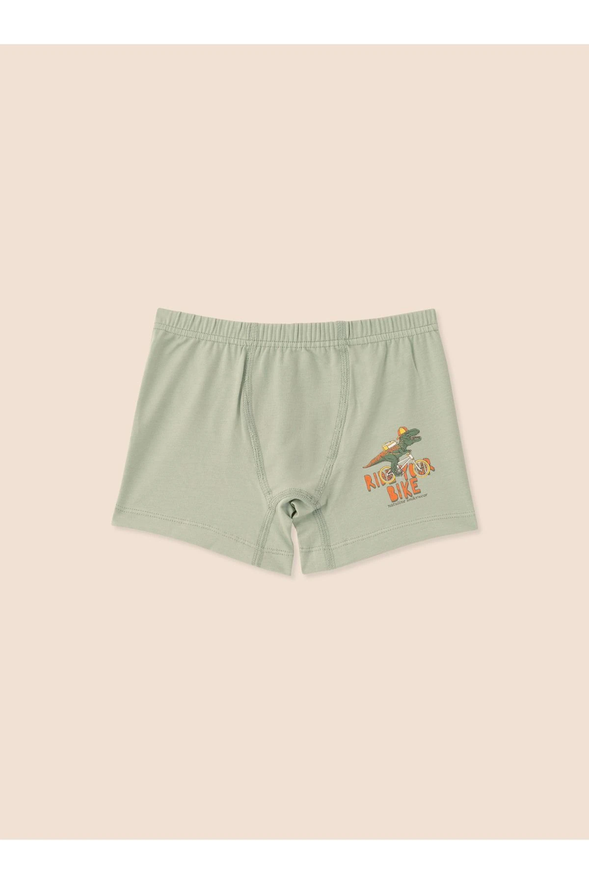 Erkek Çocuk Organik Pamuklu Likralı Boxer Ride Your Bike 6'lı Paket