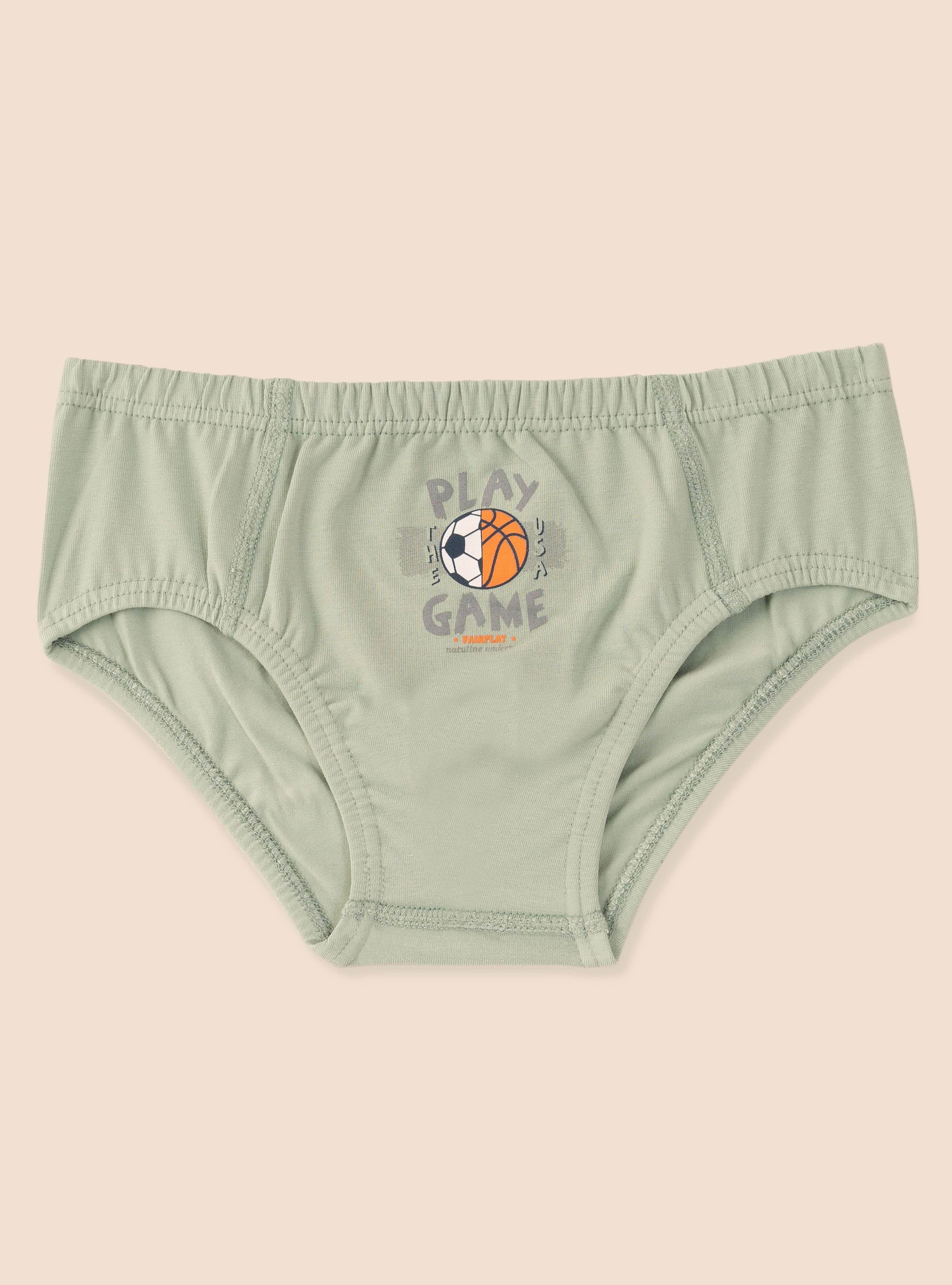 Erkek Çocuk Organik Pamuklu Likralı Slip Play Game 3'lü Paket