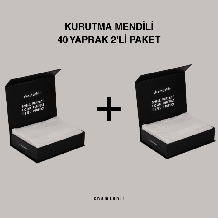 2'li Set Çamaşır Kurutma Mendili 40 Yaprak
