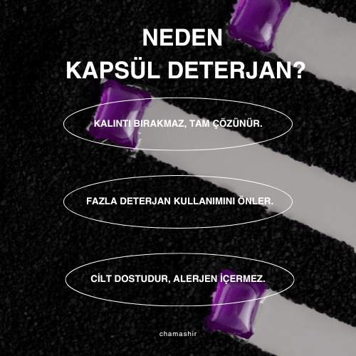 Kapsül Çamaşır Deterjanı Akdeniz Lavanta Renkliler ve Beyazlar için Premium Koku 59 Kapsül 