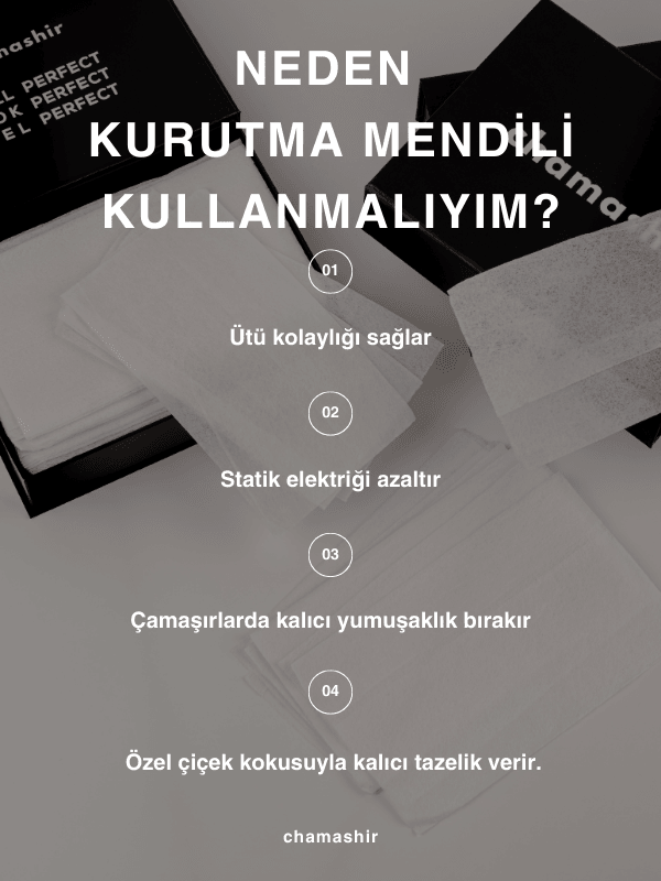 2'li Set Çamaşır Kurutma Mendili 40 Yaprak