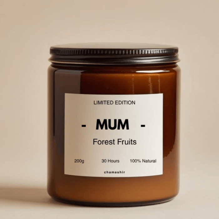 Doğal Orman Meyveli Kokulu Soya Mumu – El Yapımı, Orman Meyveli Esanslı, Aromaterapi, 200g