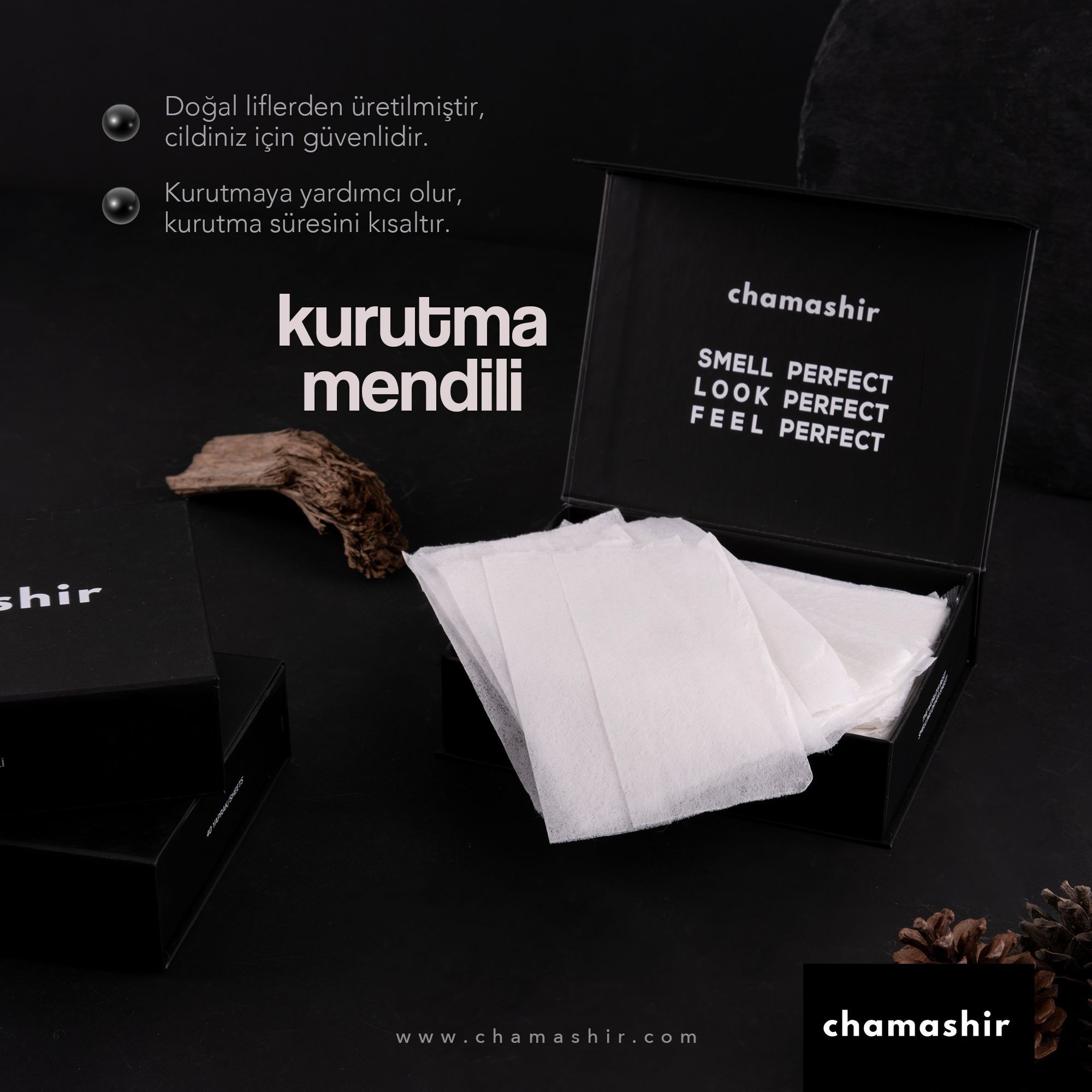 chamashir Premium Kurutma Mendili 40 Yaprak