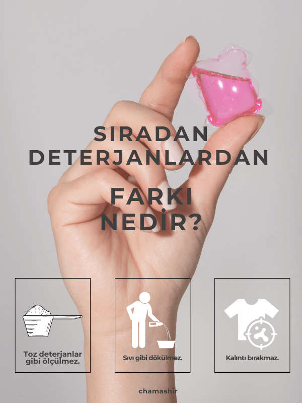 2'li Set Japanese Sakura Kokulu Kapsül Çamaşır Deterjanı (59 Yıkama) - Renkliler ve Beyazlar İçin