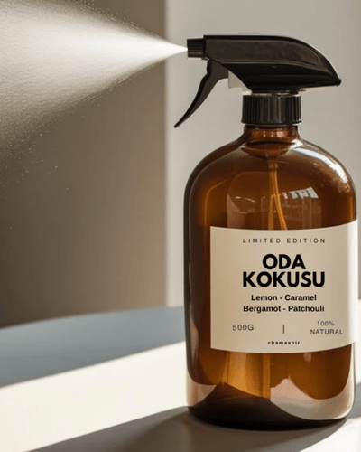 Kalıcı ve Doğal Oda Kokusu Spreyi – Lemon-Caramel- Bergamot - Patchouli- Ev, Ofis, Araba Ortamları İçin Ferahlatıcı Etkili