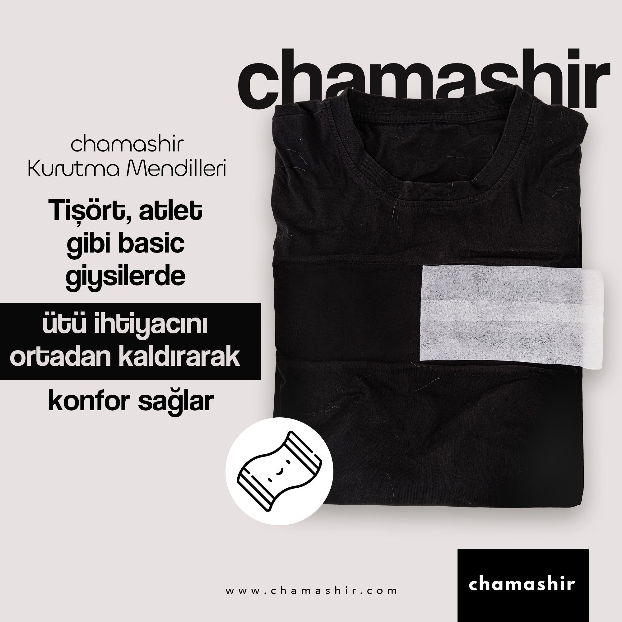 chamashir Premium Kurutma Mendili 40 Yaprak