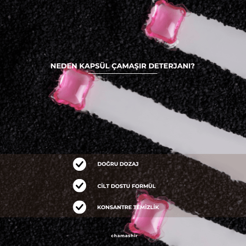 Kapsül Çamaşır Deterjanı Japanese Sakura Renkliler ve Beyazlar için Premium Koku 59 Kapsül