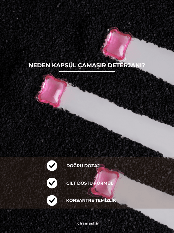2'li Set Japanese Sakura Kokulu Kapsül Çamaşır Deterjanı (59 Yıkama) - Renkliler ve Beyazlar İçin