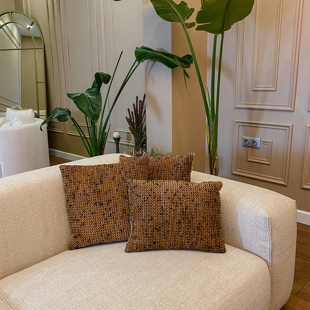 Yüksek Kaliteli Boho Desenli Kırlent Yastık Kılıfı