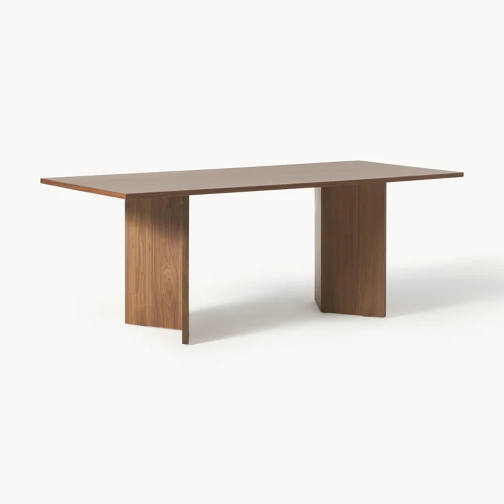  Yay Dikdörtgen Ahşap Yemek Masası