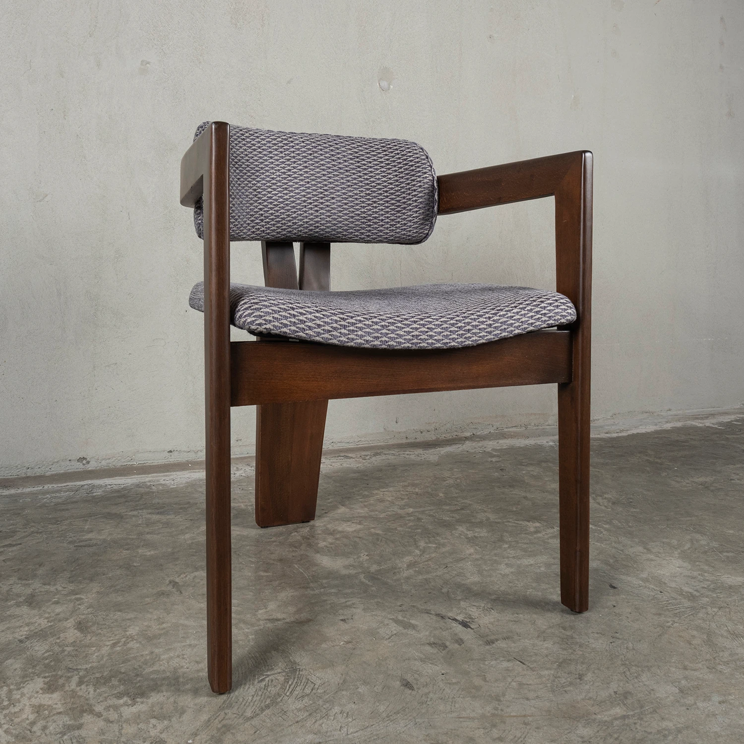 (YENI) LOTUS GRİ SANDALYE CEVİZ