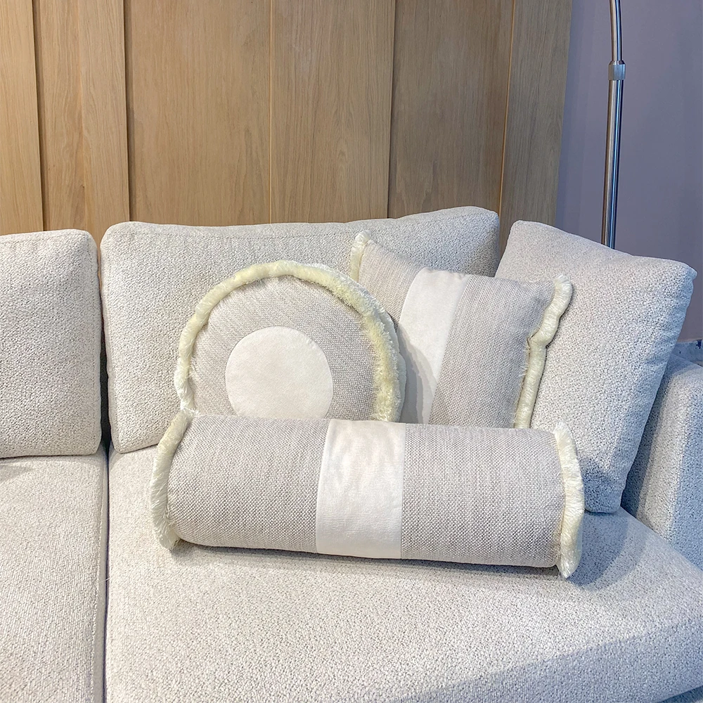 Kaliteli yumuşak Takım 3lu Kırlent Yastık Kılıfı