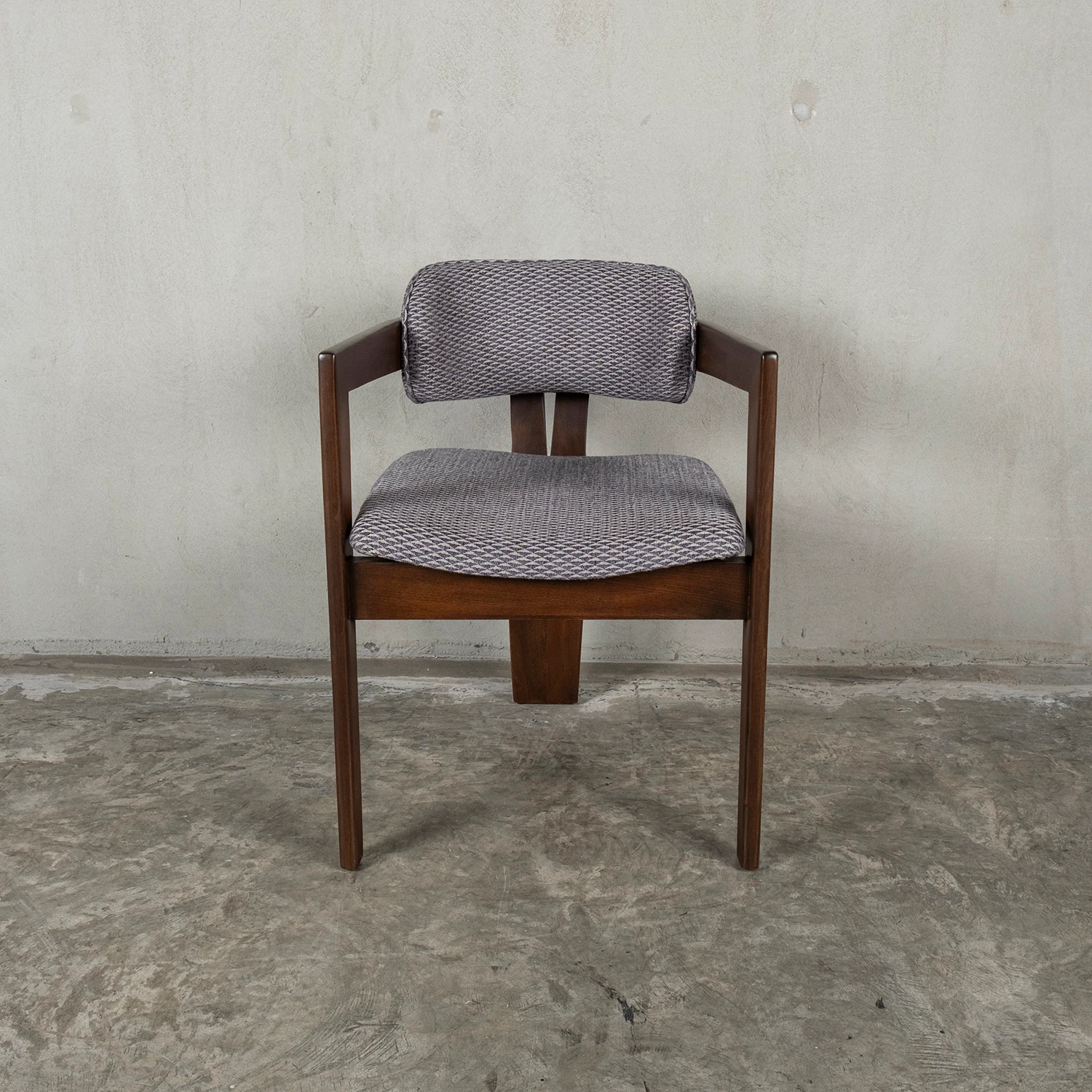 (YENI) LOTUS GRİ SANDALYE CEVİZ