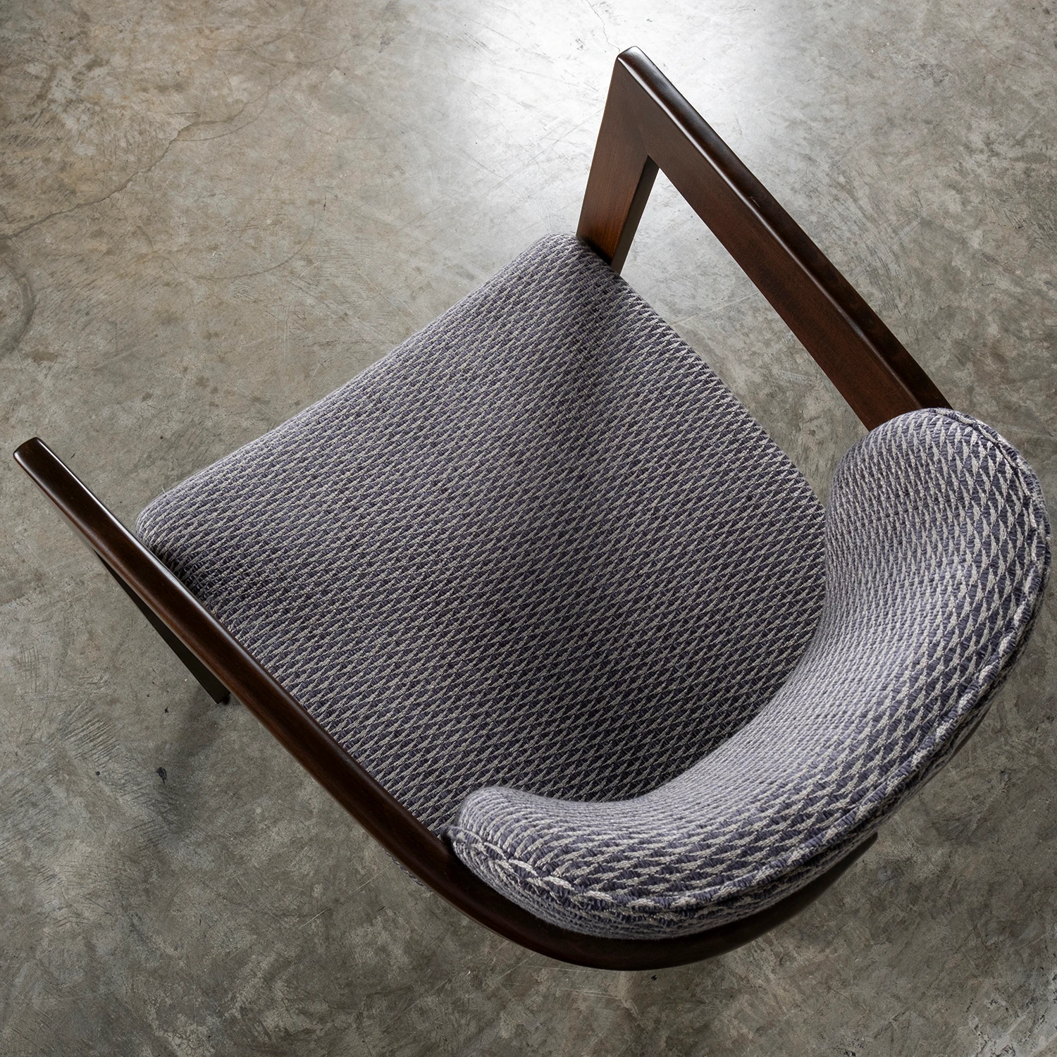 (YENI) LOTUS GRİ SANDALYE CEVİZ