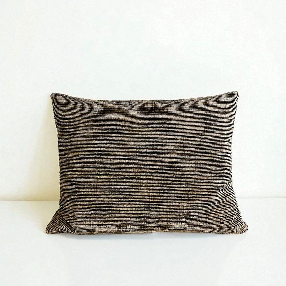 Yüksek Kaliteli Gri Desenli Kırlent Yastık Kılıfı