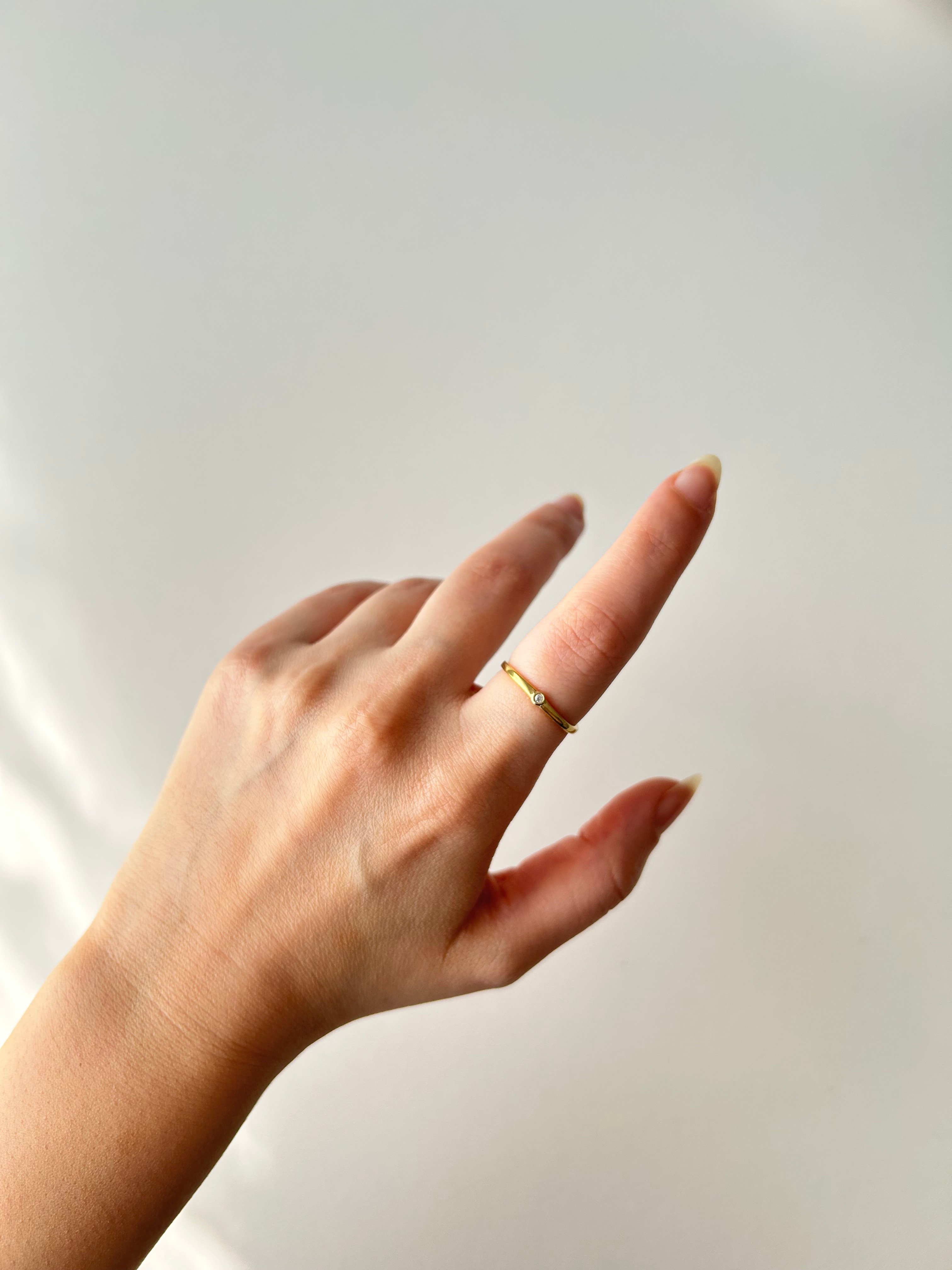 Minimal Gümüş Yüzük