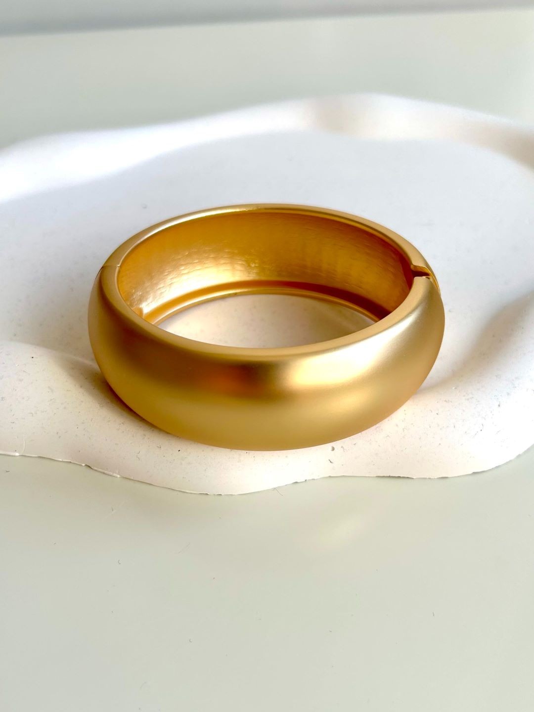 Hoops Mat Gold Bileklik
