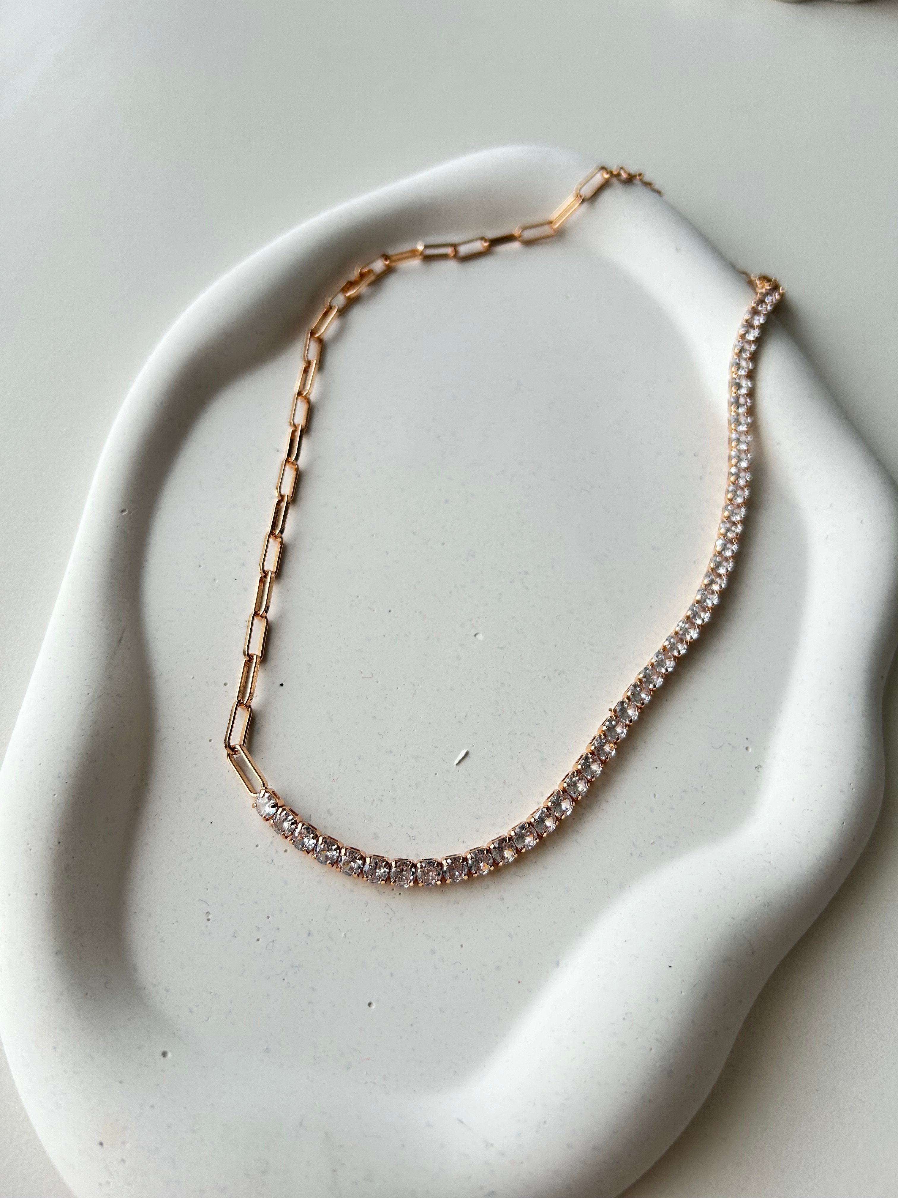 All Rose Gold Zirkon Kolye