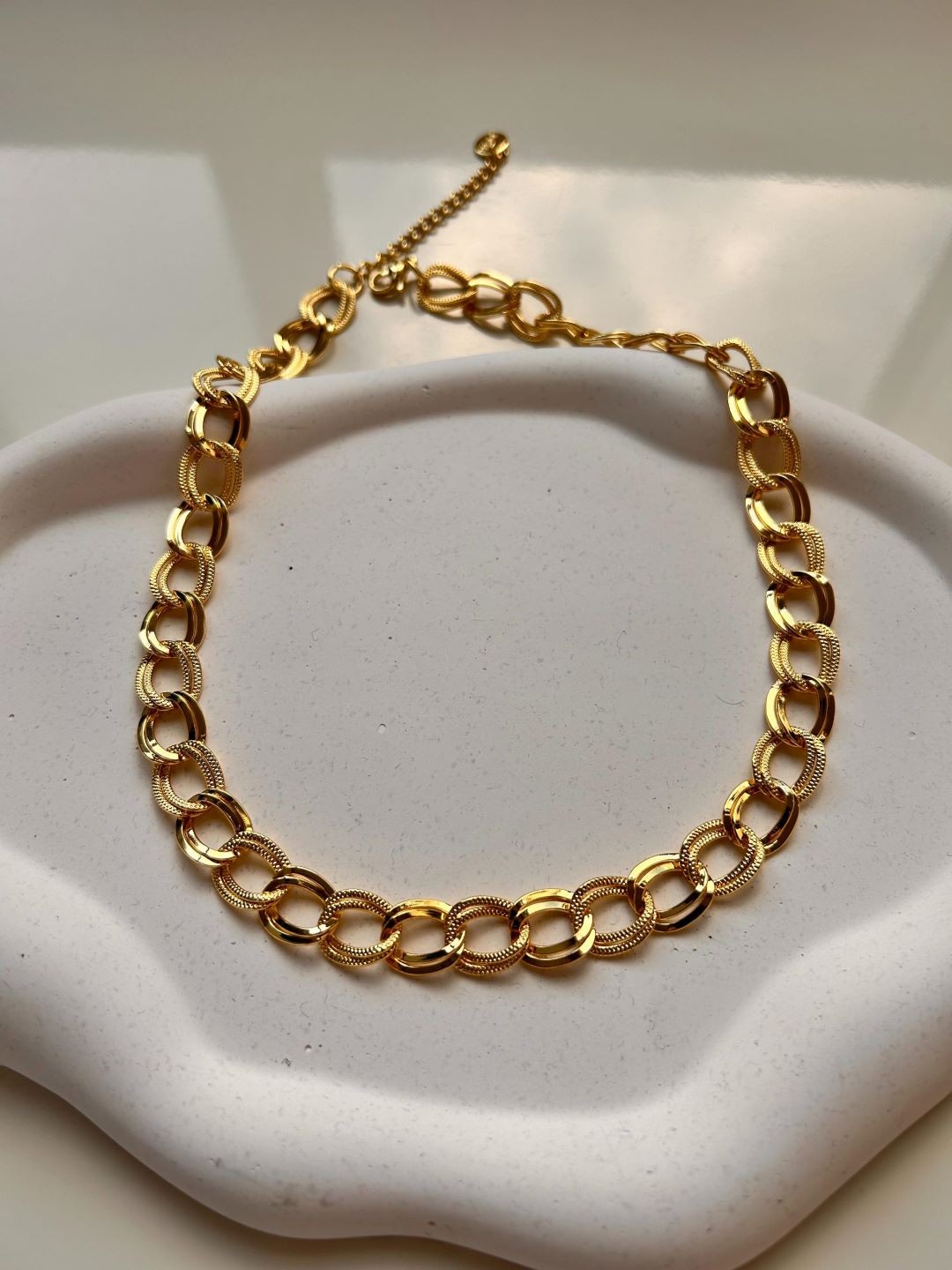 Moon Gold Çelik Kolye