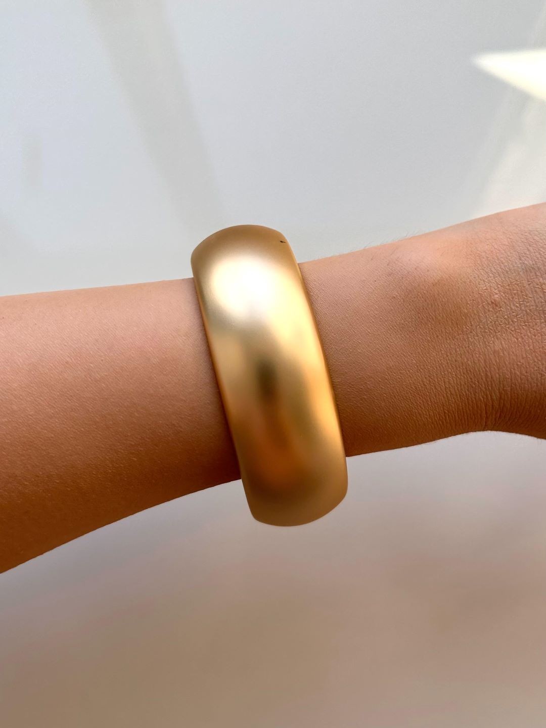 Hoops Mat Gold Bileklik
